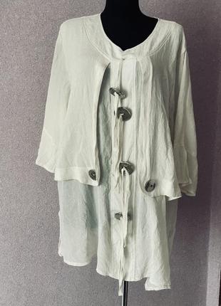 Объемная блуза туника бохо2 фото