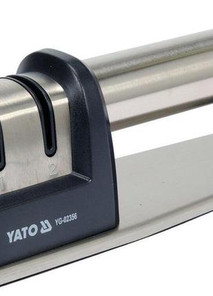 Точило 2-в-1 для керамичних та сталевих ножив, 200х60х75мм yg-02356
