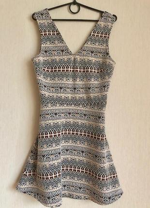 Платье трапеция mango