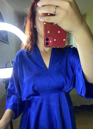 Нова шикарна атласна блузка2 фото
