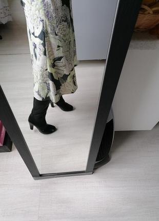 👑расклешенная юбка миди👑мятно-серая юбка а-образного силуэта2 фото