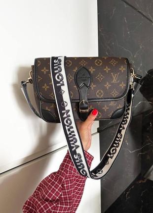 Сумочка в стиле louis vuitton / louis vuitton diane / вместительная сумка7 фото