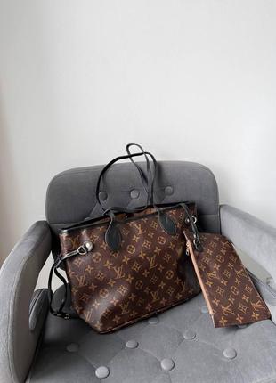 Сумка в стиле louis vuitton / lv neverfull mini / шоппер