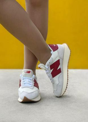 Кроссовки 🌻new balance 237 red/grey1 фото