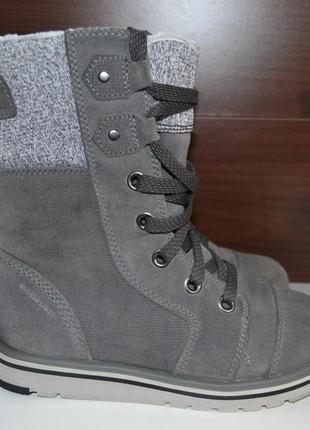 Sorel 37-36р сапоги ботинки кожаные зимние дутики термо5 фото