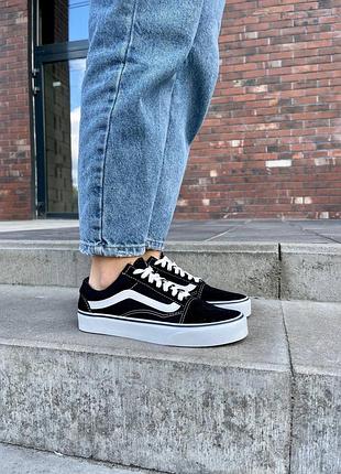 Женские кроссовки vans old skool black