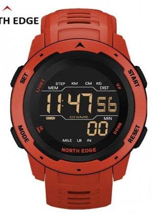 Спортивные (тактические) умные часы north edge mars red 50m