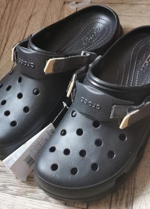 Crocs крокси сабо crocs classic all terrain clog black, р. 45-46