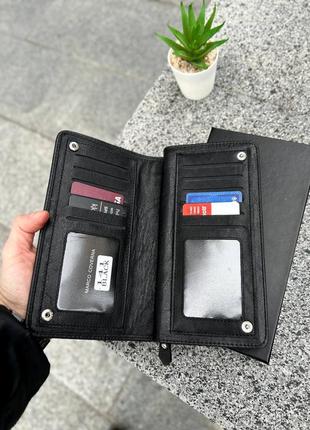 Универсальный мужской клатч с визитницей, из натуральной кожи2 фото