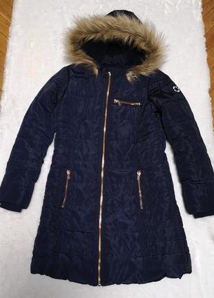 Пальто, зима, 146 -152 см,  11 - 12 лет, lc waikiki, вайкики, теплое, состояние нового1 фото