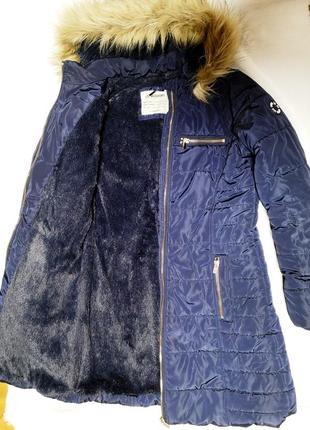 Пальто, зима, 146 -152 см, 11 - 12 років, lc waikiki, вайкікі, тепле, стан нового2 фото