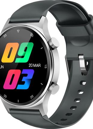 Наручные умные унисекс смарт часы smart watch jiks watch pro с измерением давления (серебристый)