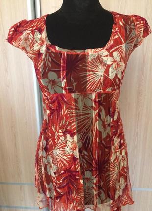 Яркая блузка ,размер 44-46