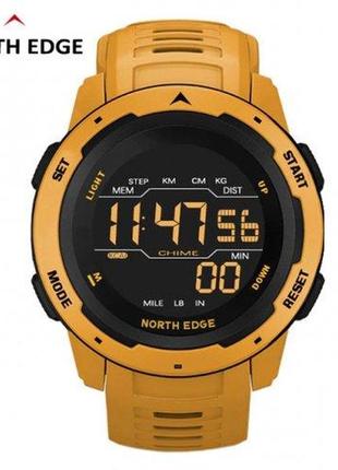 Спортивний (тактичний) годинник north edge mars yellow 50m