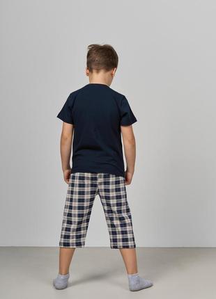Пижама для мальчика с шортами на 8-9, 10-11, 12-13, 14-15 лет2 фото