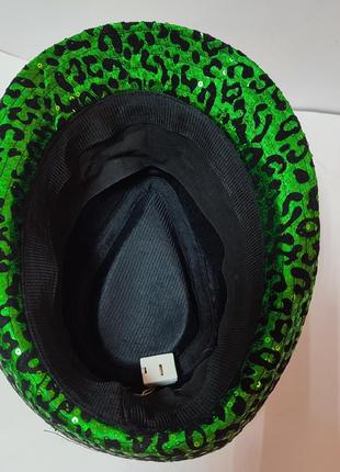 Шляпа с подсветко шляпа твист диско чилинтано диджей карнавальная шляпа6 фото