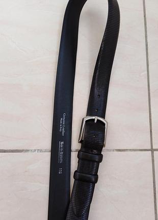 Кожаный ремень от элитного итальянского бренда modesto bertotto.