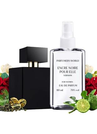 Духи parfumers world encre noire pour elle женские 110 ml