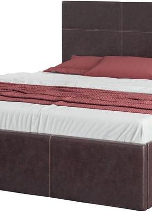 Ліжко двоспальне з м'яким узголів'ям «кароліна 5» світ меблів