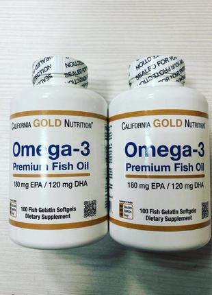 Омега-3 сша омега california gold nutrition
