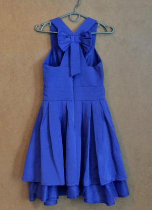 Вечернее платье синего цвета oodji4 фото