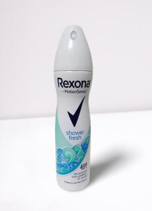 Антиперспирант-аэрозоль rexona shower fresh свежесть душа 150 мл1 фото