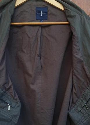 Фирменная английская демисезонная хлопковая демисезонная куртка jasper conran (deberhams), размер l-xl.4 фото
