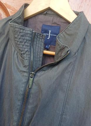Фирменная английская демисезонная хлопковая демисезонная куртка jasper conran (deberhams), размер l-xl.5 фото