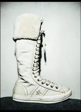Converse all Dainty женские высокие замшевые кеды на меху, оригинал!
