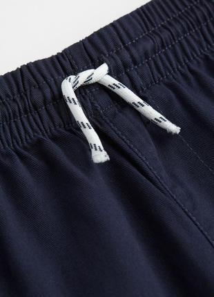 H&m фирменные коттоновые спортивные штаны джинсовые джоггеры на мальчика коттон хлопок нм джинсы2 фото