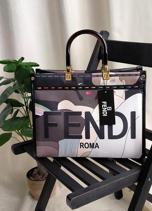 Fendi sunshine girls black