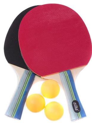 Набор для настольного тенниса 2 ракетки, 3 мяча  cima  cm-t6004 фото