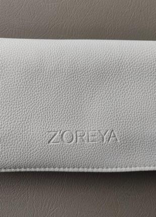 Набір кистей для макіяжу zoreya 10 piece brush set - white4 фото
