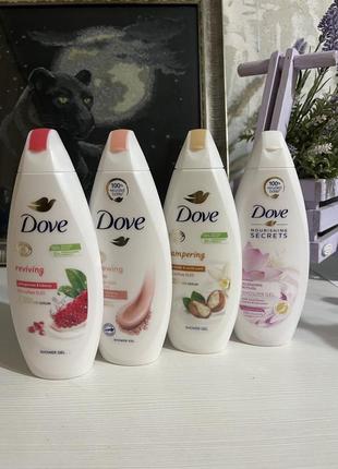 Набор гелей  для душа dove1 фото