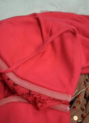Сукня рожева футляр по фігурі плаття з чашками6 фото