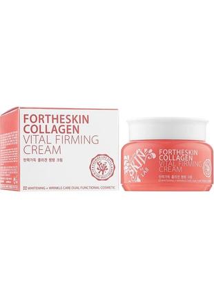 Зміцнюючий ліфтинг крем для обличчя з колагеном - fortheskin collagen vital firming cream, 100 мл