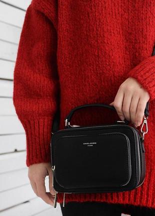 Сумка на довгій ручці cross-body сумочка трендова і стильна кроссбоди david jones5 фото