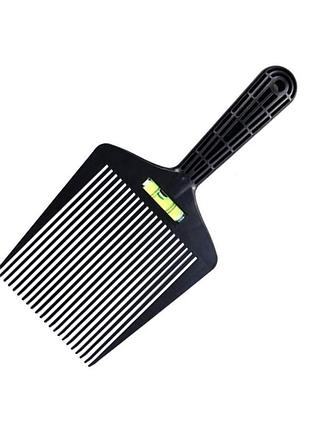 Гребень флаттоппер, лопатка гребень барберский для стрижки волос