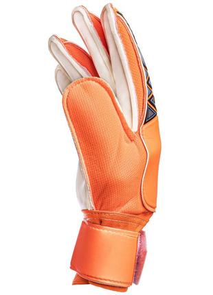 Перчатки вратарские с защитой пальцев sp-sport с чехлом  8-10 fb-888 оранжевый2 фото