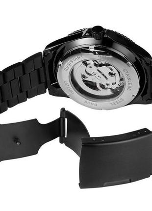 Механічний оригінальний чоловічий наручний годинник winner skeleton з коробкою4 фото