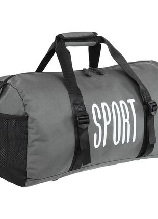 Сумка спортивная для спортзала, фитнеса sport ga-805-spr серый