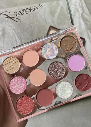 Палетка теней в прозрачной планшетке