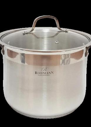 Кастрюля bohmann bh 2419 24 см. 9 л