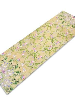 Коврик для йоги и фитнеса 3 мм двухслойный замшевый record fi-5662-30