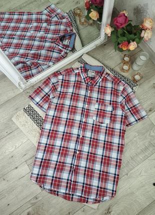 Рендовая шикарная стильная рубашка в клетку f&amp;f♥️