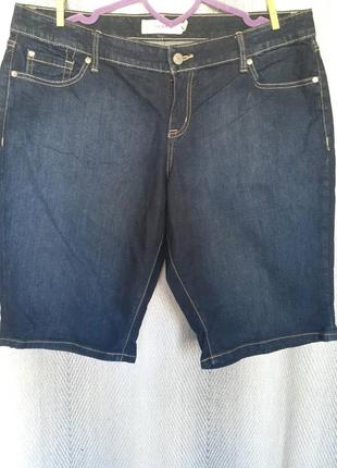 98% котон круті стильні джинсові бриджі капрі, шорти американського бренда torrid