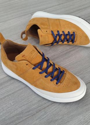 Стильные желтые кеды из замши 40 - 43 размер