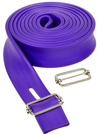 Лента эластичная для фитнеса и йоги sp-sport voodoo floss band ta-3936-2_5 фиолетовый