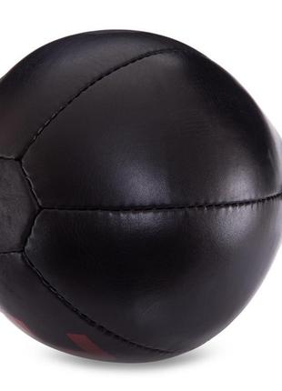 Кожаная груша ufc боксерская пневматическая pro uhk-75098 (диаметр 20 см) черный7 фото