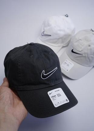 Черная кепка бейсболка nike swoosh оригинал новая